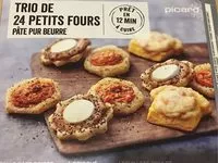 Mängden socker i Trio de 24 Petits Fours