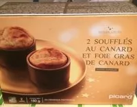 Mängden socker i 2 Soufflés au Canard et Foie Gras de Canard