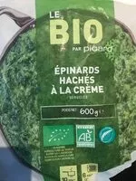 Mängden socker i Epinards hachés à la crème