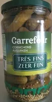 Mängden socker i Cornichons (Très Fins)