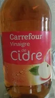 Mängden socker i Vinaigre de cidre