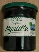 Mängden socker i Confiture myrtille