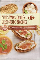 Mängden socker i Petits pains grilles