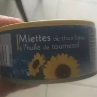 Mängden socker i Miettes de Thon à l'huile de Tournesol