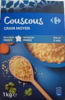 Mängden socker i Couscous moyen