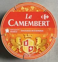 Mängden socker i Le Camembert - Fromage à patte molle au lait pasteurisé