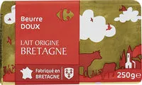 Mängden socker i Beurre gastronomique DOUX