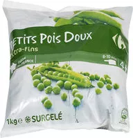 Mängden socker i Petits pois doux Extra-fins