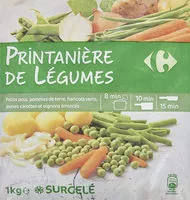Mängden socker i Printanière De Légumes