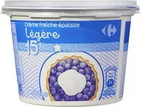 Mängden socker i Crème fraîche épaisse Légère