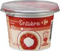 Mängden socker i Crème Fraîche épaisse de Normandie 38% mat. gr.