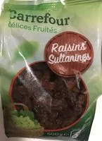 Mängden socker i Raisins sultanines