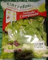Mängden socker i Salade prête à consommer, Salade Composée (5 portions)