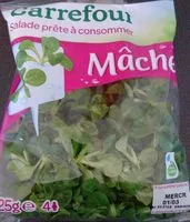 Mängden socker i Mâche