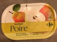 Mängden socker i Sorbet Poire Williams