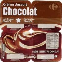 Mängden socker i creme dessert chocolat