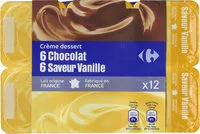 Mängden socker i Crème dessert Saveur Vanille Chocolat