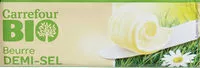 Mängden socker i Beurre DEMI-SEL BIO