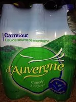 Mängden socker i Eau de source de montagne d'Auvergne