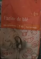 Mängden socker i Farine de blé T45