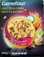 Mängden socker i Fibra 5 dried fruits