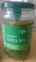 Mängden socker i Cornichons extra-fins