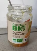Mängden socker i Confiture orange bio