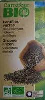 Mängden socker i Lentilles vertes Bio