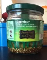 Mängden socker i Cornichons Extra Fins Au 5 epices et aromates, Marque Carrefour