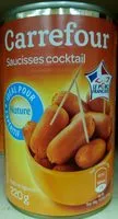 Mängden socker i Saucisses cocktail Goût fumé