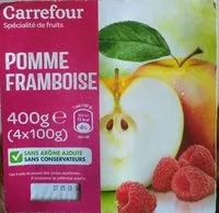 Mängden socker i Pomme Framboise