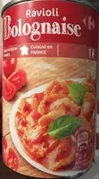 Mängden socker i Ravioli Bolognaise