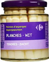 Mängden socker i Pointes d'asperges