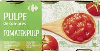 Mängden socker i Pulpe de tomates nature