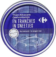 Mängden socker i THON EN TRANCHES Albacore AU NATUREL