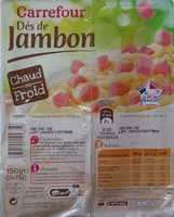 Mängden socker i Dés de Jambon