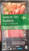 Mängden socker i Jambon sec Italien