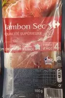 Mängden socker i Jambon sec 7 mois d'âge