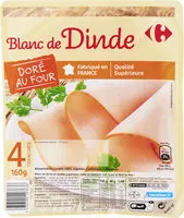 Mängden socker i Blanc de Dinde Doré au four