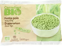 Mängden socker i Petits pois