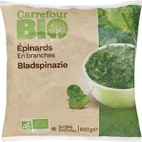 Mängden socker i Épinards en branches bio