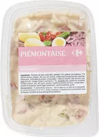 Mängden socker i Piémontaise au jambon