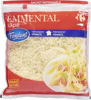 Mängden socker i Emmental râpé fondant