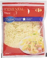 Mängden socker i Emmental Râpé Fondant