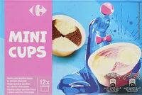 Mängden socker i Mini Cups Vanille Fraise Vanille Chocolat