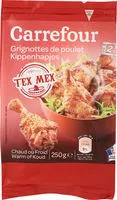 Mängden socker i Grignottes de poulet rôti -Mexicain