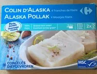 Mängden socker i 4 tranches colin d'alaska