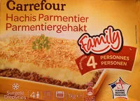 Mängden socker i Hachis Parmentier gratiné à l'emmental