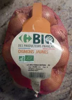 Mängden socker i Oignons jaunes Bio Carrefour