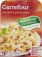 Mängden socker i Tagliatelles à la carbonara Aux lardons fumés